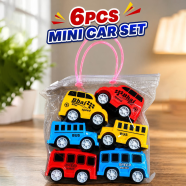 Mini Pullback Car Toy Set for Kids 6Pcs