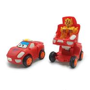 Mini Racing Friction Car To Robot Toy (car_friction_robot_red)- (Any Color) image