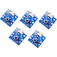 Mini Rechargeable 3.7/4.2/5 Volt Circuit 3 Step Fan Speed Control 3.7/4.2/5 Volt 1.80 cm - 5 Pcs image