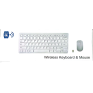 Mini Slim Wireless Keyboard And Mouse Combo - Sleek And Compact Combo Perfect For Laptop Or Desktop Pc Users Seeking Wireless Convenience image