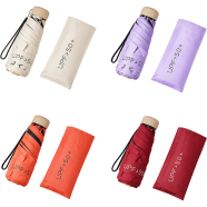 Mini Solid Color Fashion Umbrella Premium Sturdy Material Compact Umbrella for Man Children Woman image
