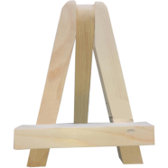 Mini Wood Display Easel Natural Craft Table Stand 8 Inchs icon