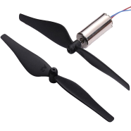 Mini drone Collarless Motors With Propeller Blades Size 1020 For Rc Aircraft Helicopter image