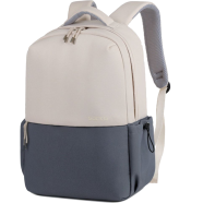 Minimalist DuneCraft Heritage Laptop Backpack–Grey image