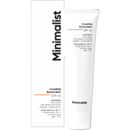 Minimalist Invisible Sunscreen SPF40 50g image