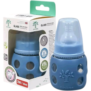 Minitree Baby Glass Feeding Bottle 60ml image