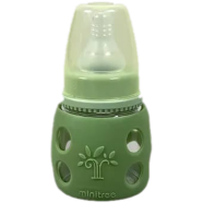Minitree Baby Glass Feeding Bottle 60ml image
