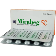 Mirabeg Er 50 mg Tablet 10's Strip image