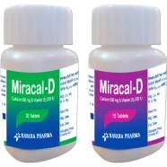 Miracal-D 500 Mg, 200 IU Tablet 30's Pack image