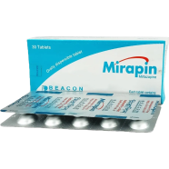 Mirapin 15 mg Tablet 10's Strip image