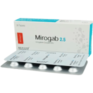 Mirogab 2.5 mg Tablet 10's Strip image