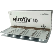 Mirotiv 10 mg Tablet 10's Strip image