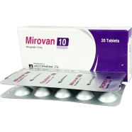 Mirovan 10 mg Tablet 10's Strip image