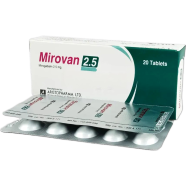 Mirovan 2.5 mg Tablet 10's Strip image
