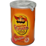 Mister Potato Crisps Hot and Spicy 75gm Can