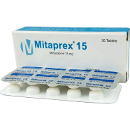 Mitaprex 15 mg Tablet 10's Strip image