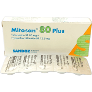 Mitosan Plus 80 mg, 12.5 mg Tablet 10's strip image