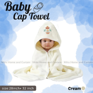 Mitu Home And Curtain Baby Cap Towel Cotton Hooded Premium Towel image