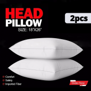 Mitu Home And Curtain Korean Fiber Head Pillow 2 Pcs image