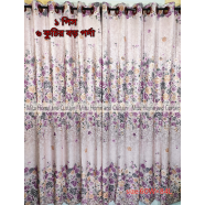 Mitu Home and Curtain 6 Kuchi Thick Synthetic Window Protector Porda (60×84 Inch) image