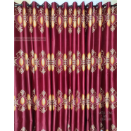 Mitu Home and Curtain 4 Kuchi Indian Synthetic Window Protector Porda (45×80 Inch) image
