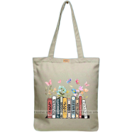 Mitu Home and Curtain Premium Zipper Canvas Tote Bag Trendy Women Shopping University And College Bag image