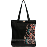 Mitu Home and Curtain Premium Zipper Canvas Tote Bag Trendy Women Shopping University And College Bag image