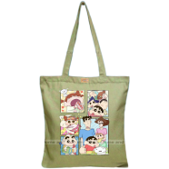 Mitu Home and Curtain Premium Zipper Canvas Tote Bag Trendy Women Shopping University And College Bag image