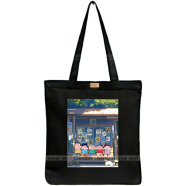 Mitu Home and Curtain Premium Zipper Canvas Tote Bag Trendy Women Shopping University And College Bag image