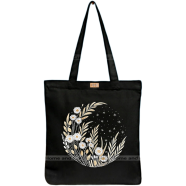Mitu Home and Curtain Premium Zipper Canvas Tote Bag Trendy Women Shopping University And College Bag image