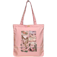 Mitu Home and Curtain Premium Zipper Canvas Tote Bag Trendy Women Shopping University And College Bag image