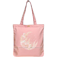 Mitu Home and Curtain Premium Zipper Canvas Tote Bag Trendy Women Shopping University And College Bag