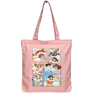 Mitu Home and Curtain Premium Zipper Canvas Tote Bag Trendy Women Shopping University And College Bag image
