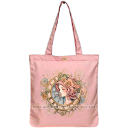 Mitu Home and Curtain Premium Zipper Canvas Tote Bag Trendy Women Shopping University And College Bag image