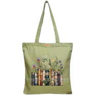 Mitu Home and Curtain Premium Zipper Canvas Tote Bag Trendy Women Shopping University And College Bag image