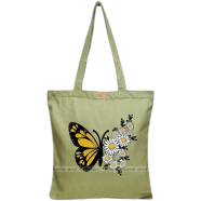 Mitu Home and Curtain Premium Zipper Canvas Tote Bag Trendy Women Shopping University And College Bag image