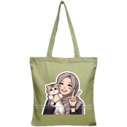 Mitu Home and Curtain Premium Zipper Canvas Tote Bag Trendy Women Shopping University And College Bag image