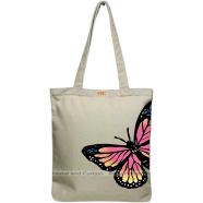 Mitu Home and Curtain Premium Zipper Canvas Tote Bag Trendy Women Shopping University And College Bag image