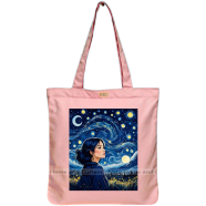 Mitu Home and Curtain Premium Zipper Canvas Tote Bag Trendy Women Shopping University And College Bag image