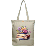 Mitu Home and Curtain Premium Zipper Canvas Tote Bag Trendy Women Shopping University And College Bag image