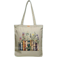 Mitu Home and Curtain Premium Zipper Canvas Tote Bag Trendy Women Shopping University And College Bag image