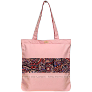 Mitu Home and Curtain Premium Zipper Canvas Tote Bag Trendy Women Shopping University And College Bag image