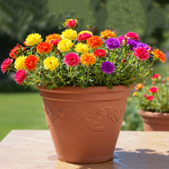 Mix Color Thai Moss Rose Seeds Re-Pack - 0.1gm image