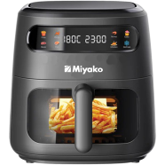 Miyako Inverter Air Fryer Clear Glass Window View AF-401-CG image