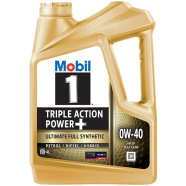 Mobil 1 Triple Action Power 0W-40 Full Synthetic Engine Oil 4L image