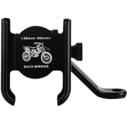 Mobile Phone Holder For Bike Motorcycle Mirror Bracket Motorcycle CNC Metal Alloy image