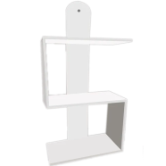 Modern S-Shape Bookshelf 3 Tier image