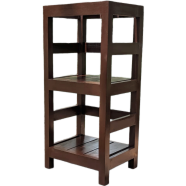 Creative Furniture Modern Wooden Table Bookshelf image