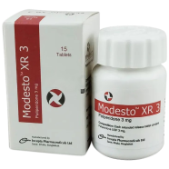 Modesto Xr 3 mg Tablet (Extended Release) 15'S Containar image