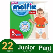 Molfix Pant System Baby Diaper (5 junior Size) (12-17 kg) (22pcs) image